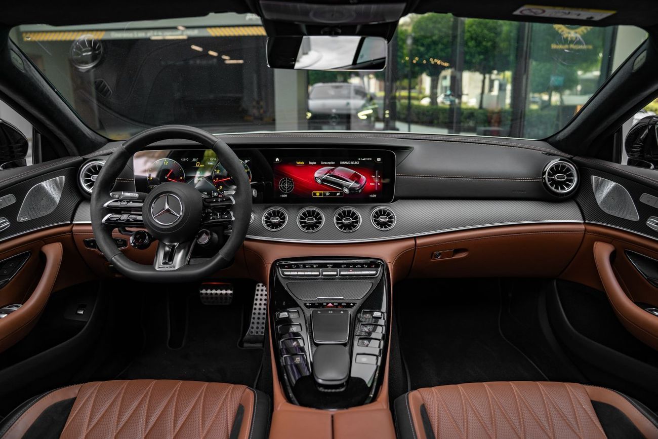 Mercedes Benz AMG GT 53 Night package 2 keys Under warranty and service contract from Gargash