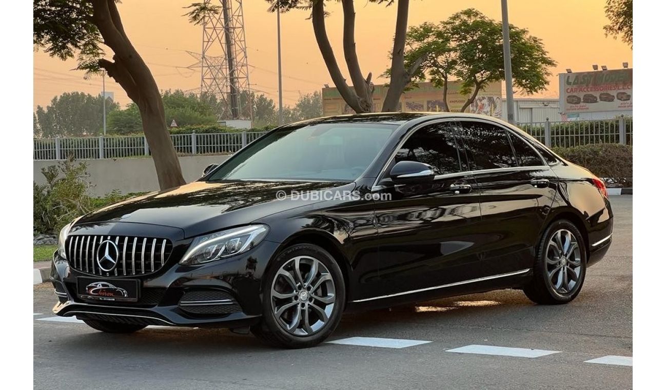 Mercedes-Benz C 200 Std MERCEDES BENZ C200 2.0L 2015 GCC FULL OPTION FULL SERVICE HISTORY GARGASH AGENCY
