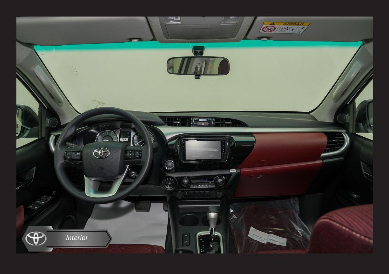 تويوتا هيلوكس #Am TOYOTA HILUX 2.7L 4X4 D/C HI(i) A/T PTR 2025 Export only