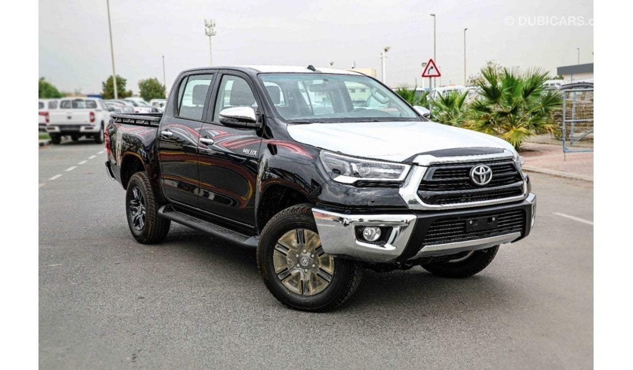 تويوتا هيلوكس Get 2023 Toyota Hilux 4x4 DC 2.8 D AT SR5 - Black inside Maroon