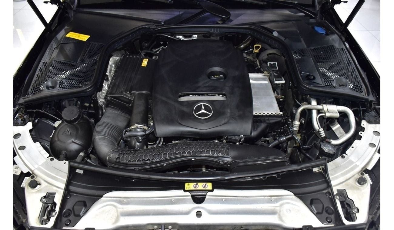 Mercedes-Benz C 200 EXCELLENT DEAL for our Mercedes Benz C200 ( 2018 Model ) in Black Color GCC Specs