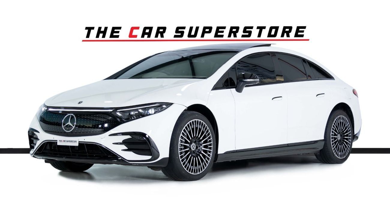 Mercedes-Benz EQS 450+ 450 PLUS-GCC-Gragash Warranty-High Specifications-Night Package-22Inch AMG Rims