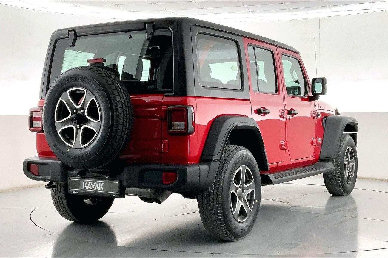 جيب رانجلر Sport Unlimited | سنة ضمان مجانية | نسبة التمويل 1.99% | خالية من أضرار الفيضانات