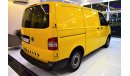 Volkswagen Transporter AMAZING Utility Van! Volkswagen Transporter 2015 Model! GCC Specs