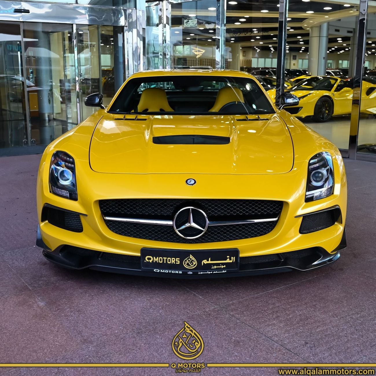 Mercedes Benz SLS AMG 2014 MERCEDES BENZ SLS BLACK SERIES GCC DONE ONLY 600KM