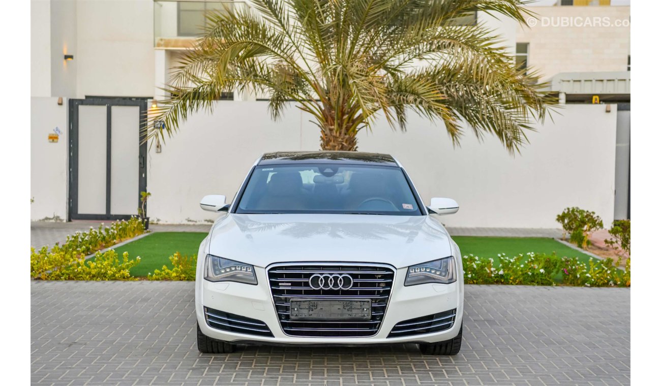 أودي A8 Fully Loaded - Low Kms - Warranty - AED 1,547 Per Month - 0% DP