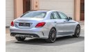 مرسيدس بنز C200 AMG 2018 GCC under Dealer Warranty with Zero Downpayment.