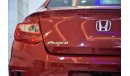 Honda Accord Coupe AMAZING Honda Accord Coupe 2014 Model!! in Red Color! GCC Specs