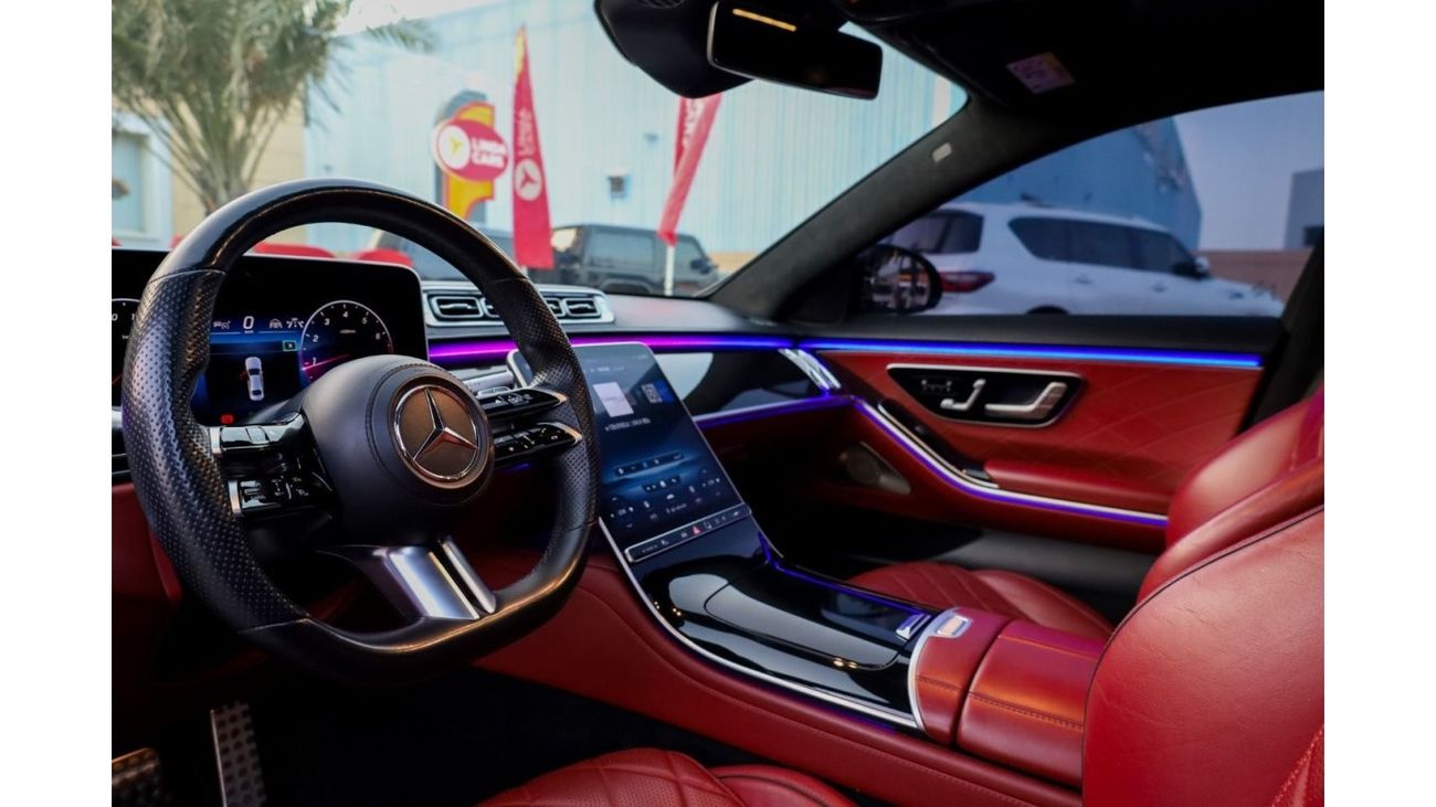 Mercedes-Benz S 500 4M Mercedes-Benz S500 2021 GCC under Agency Warranty with Flexible Down-Payment.