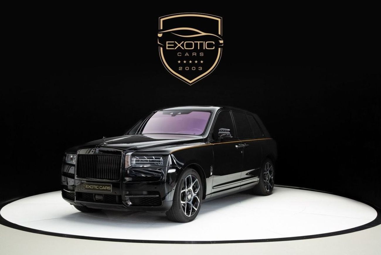Rolls-Royce Cullinan Black Badge WARRANTY JAN 2026