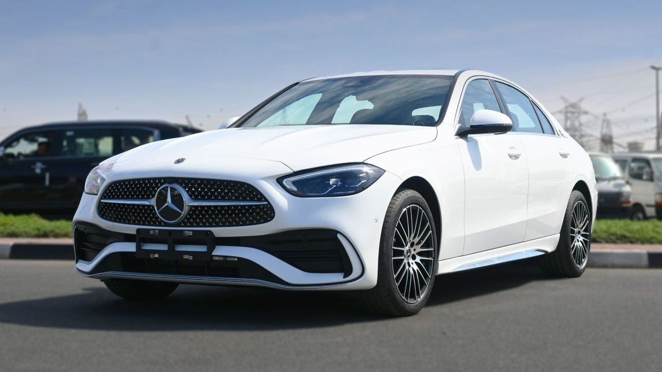 Mercedes-Benz C 200 Mercedes C200 L 2025 1.5L 4 Cylinder 170 hp  4 Doors 5 Seats White outside Black inside