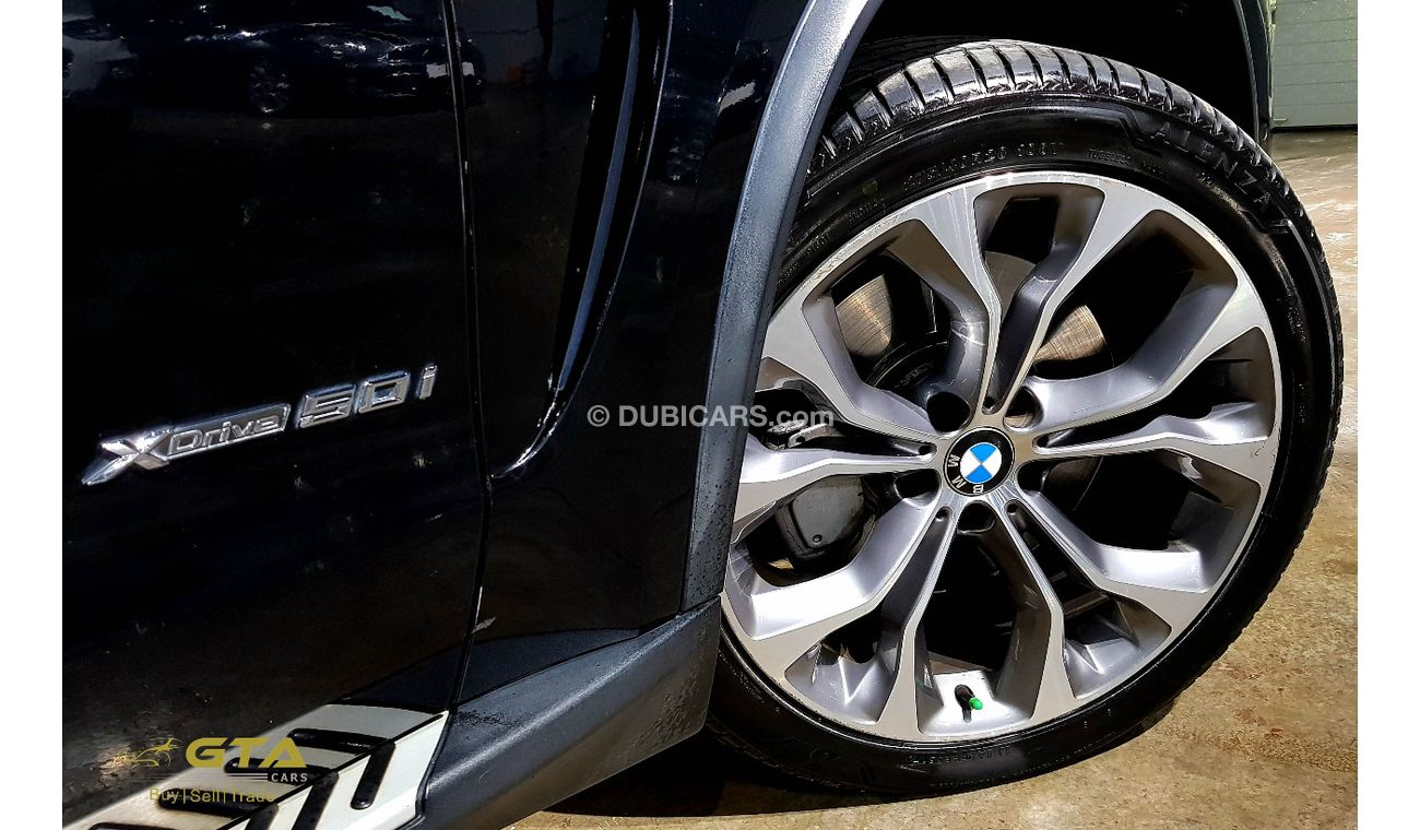 BMW X5 2014 BMW X5 xDrive50i, 7 Seats, Service Contract+Warranty, Original Paint, GCC