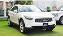 Infiniti FX50 2009 GCC model, fingerprint slot, rear camera, leather, cruise control, sensor wheels, in excellent