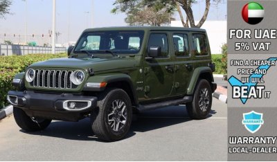 Jeep Wrangler Unlimited Sahara I4 2.0L Turbo , 2024 GCC , 0Km , With 5Yrs Warranty & 3Yrs Service @Official Dealer