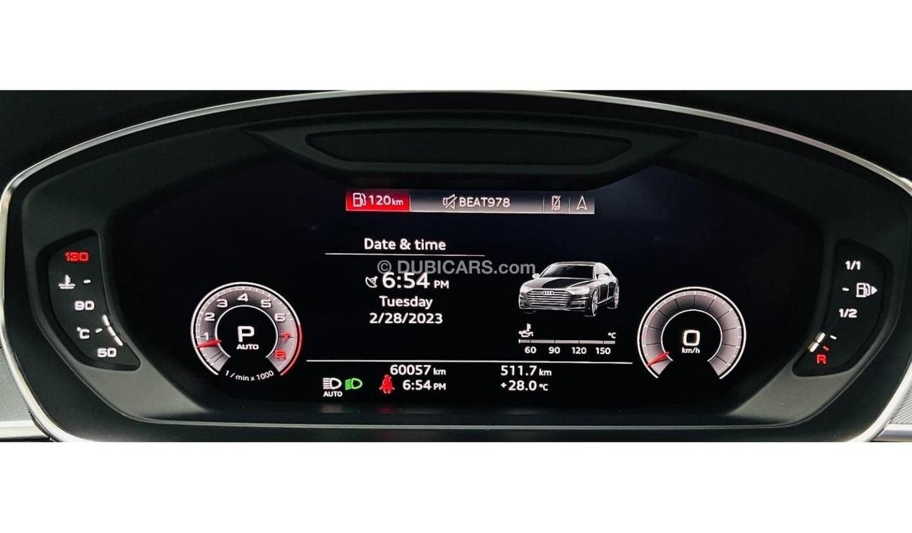 Audi A8 L 55 TFSI quattro Business Edition GCC .. FSH .. Original Paint .. V6 .. Perfect Condition