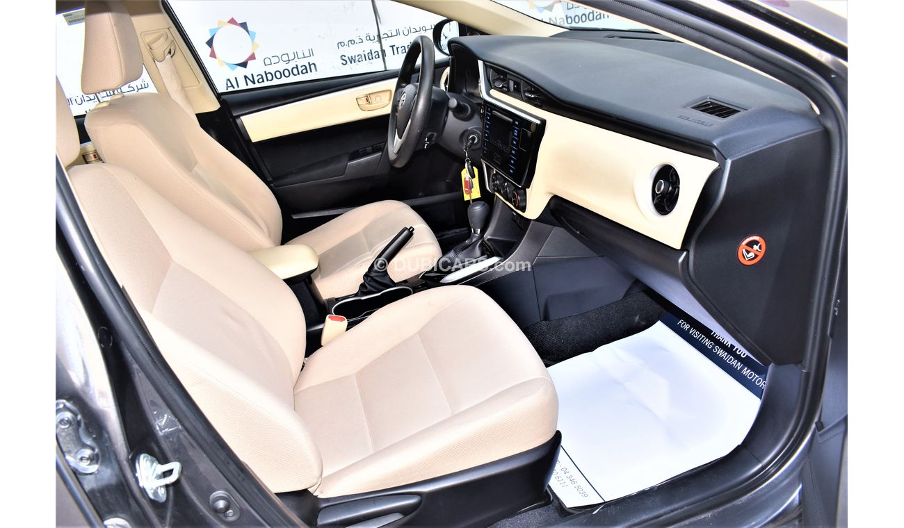 Toyota Corolla AED 1039 PM | 2.0L SE GCC DEALER WARRANTY