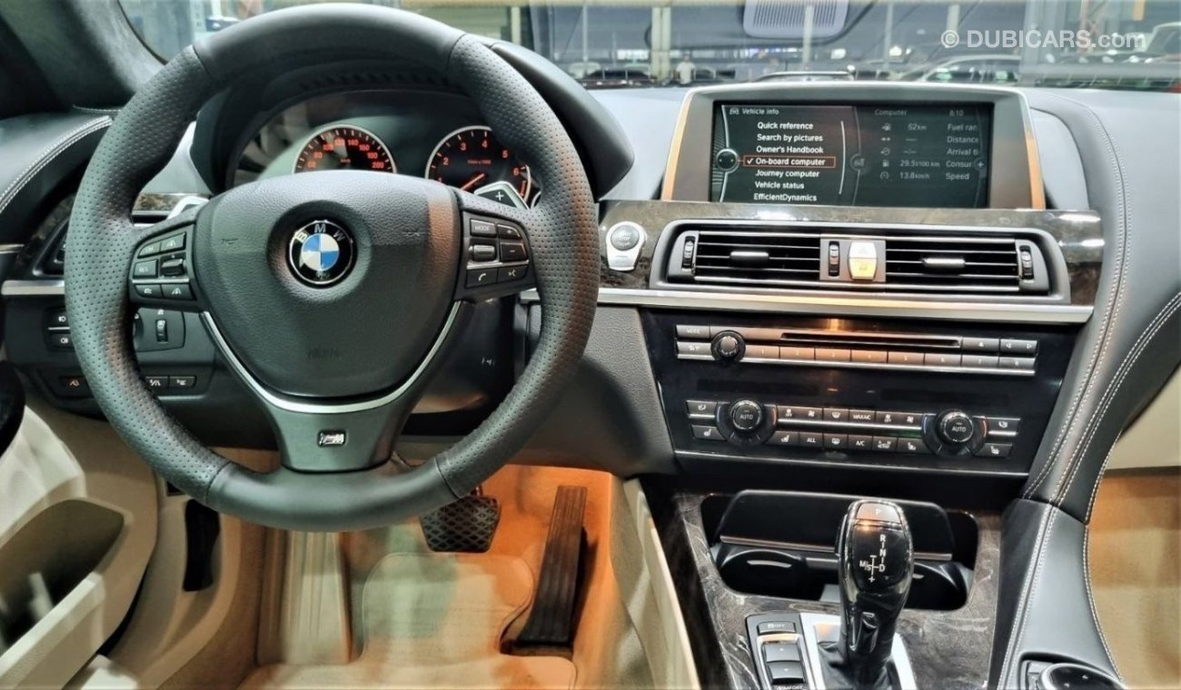 بي أم دبليو 650i BMW 650I INDIVIDUAL 2013 IN BEAUTIFUL CONDITION FO 69K AED