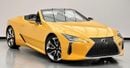لكزس LC500 كابريوليه 2021 Lexus LC500 Carbon Cabriolet, 1 Year Warranty Unlimited KM, Excellent Condition