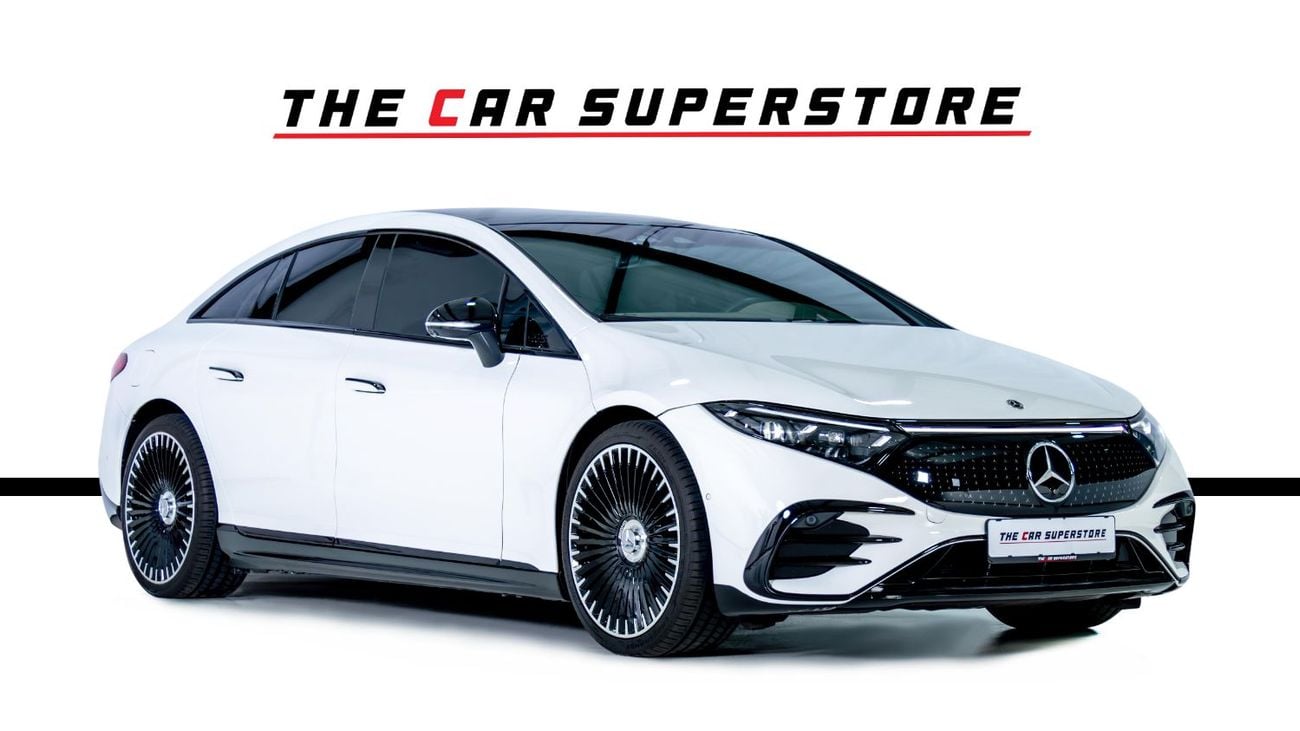 Mercedes-Benz EQS 450+ 450 PLUS-GCC-Gragash Warranty-High Specifications-Night Package-22Inch AMG Rims