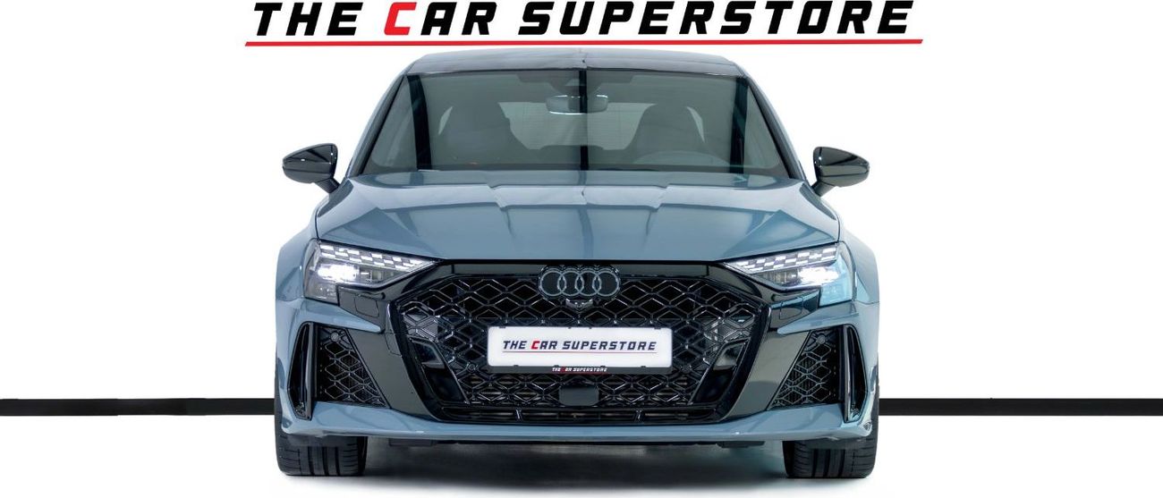 Audi RS3 TFSI quattro 2.5L Sedan Full Option Car - Carbon RS Seats - Kemora Grey - 2025