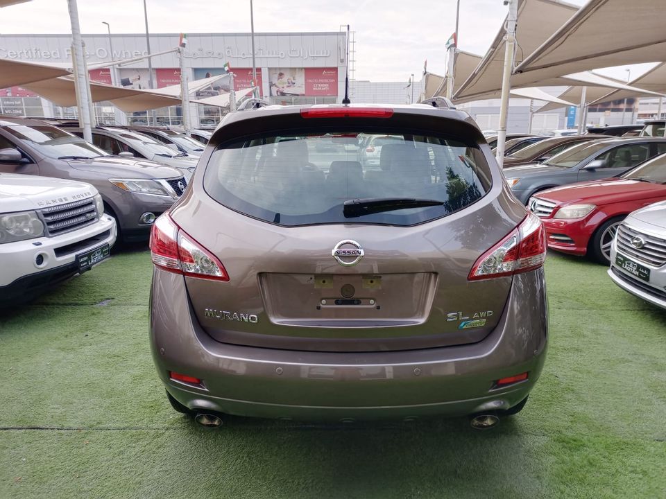 Used Nissan Murano 2014 Gulf model, dye agency, check agency, panorama