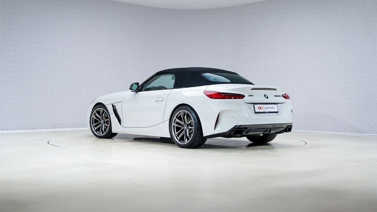BMW Z4 M40i Roadster | AED 3,219 PM | Warranty Sept-2026 | GCC