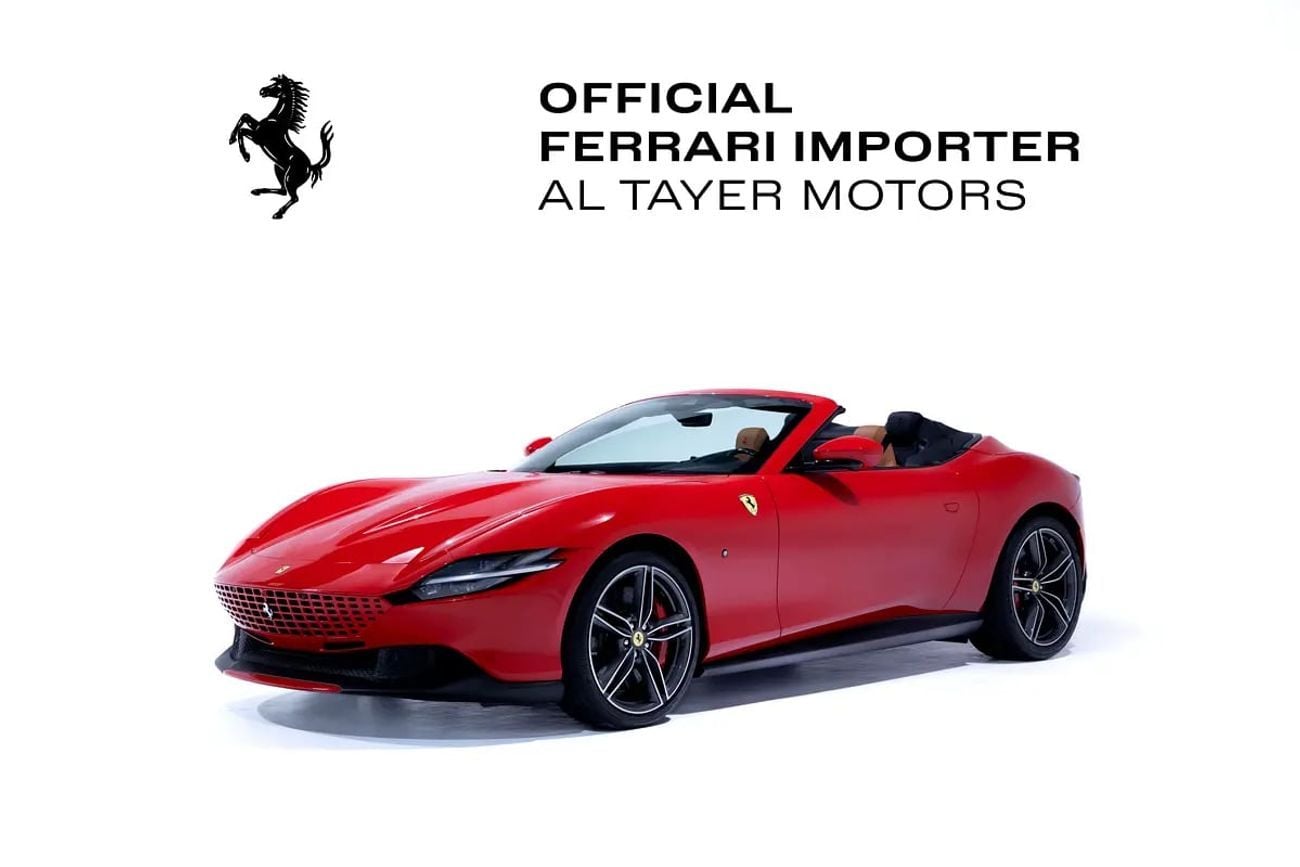 فيراري روما Spider – Delivery Mileage | Red Exterior | Cuoio Interior