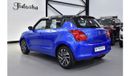 سوزوكي سويفت EXCELLENT DEAL for our Suzuki Swift 1.2L ( 2024 Model ) in Blue Color GCC Specs