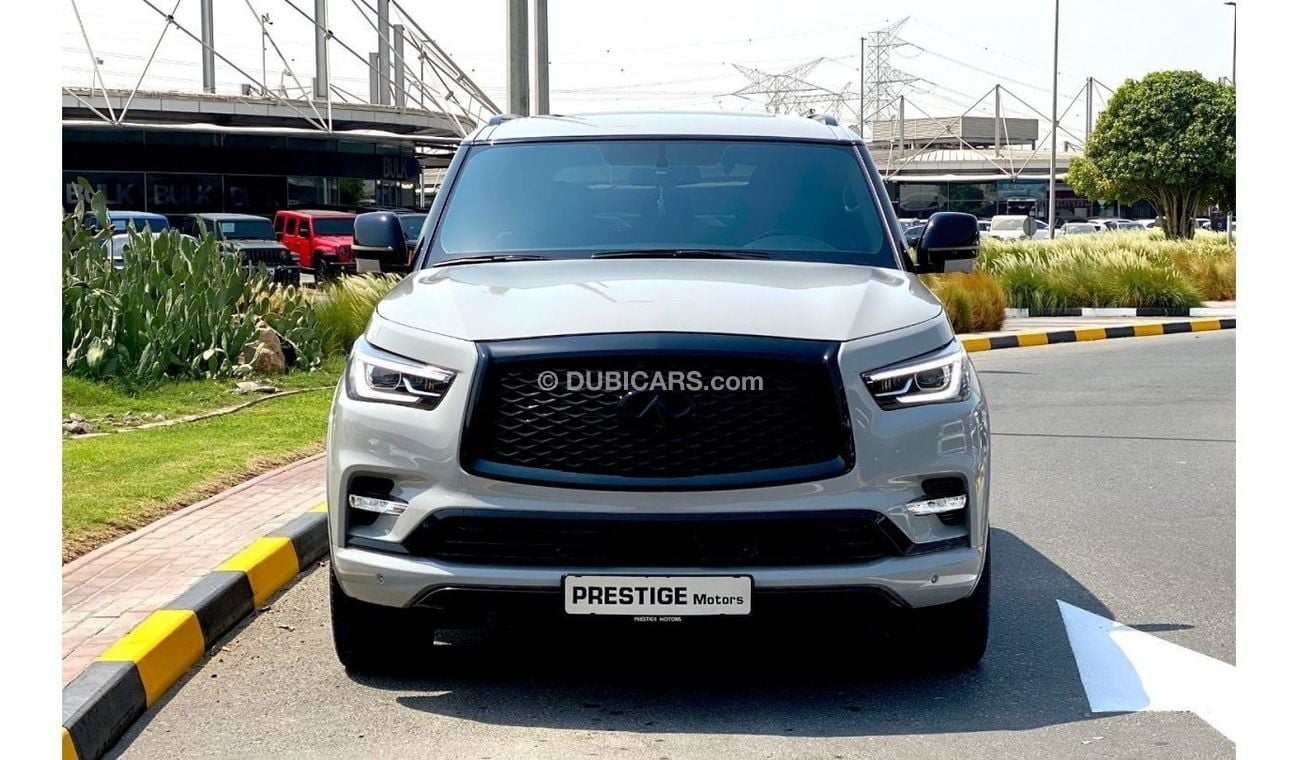 Infiniti QX80 GCC 2019 Nardo Grey Unique Interior Design by MBS
