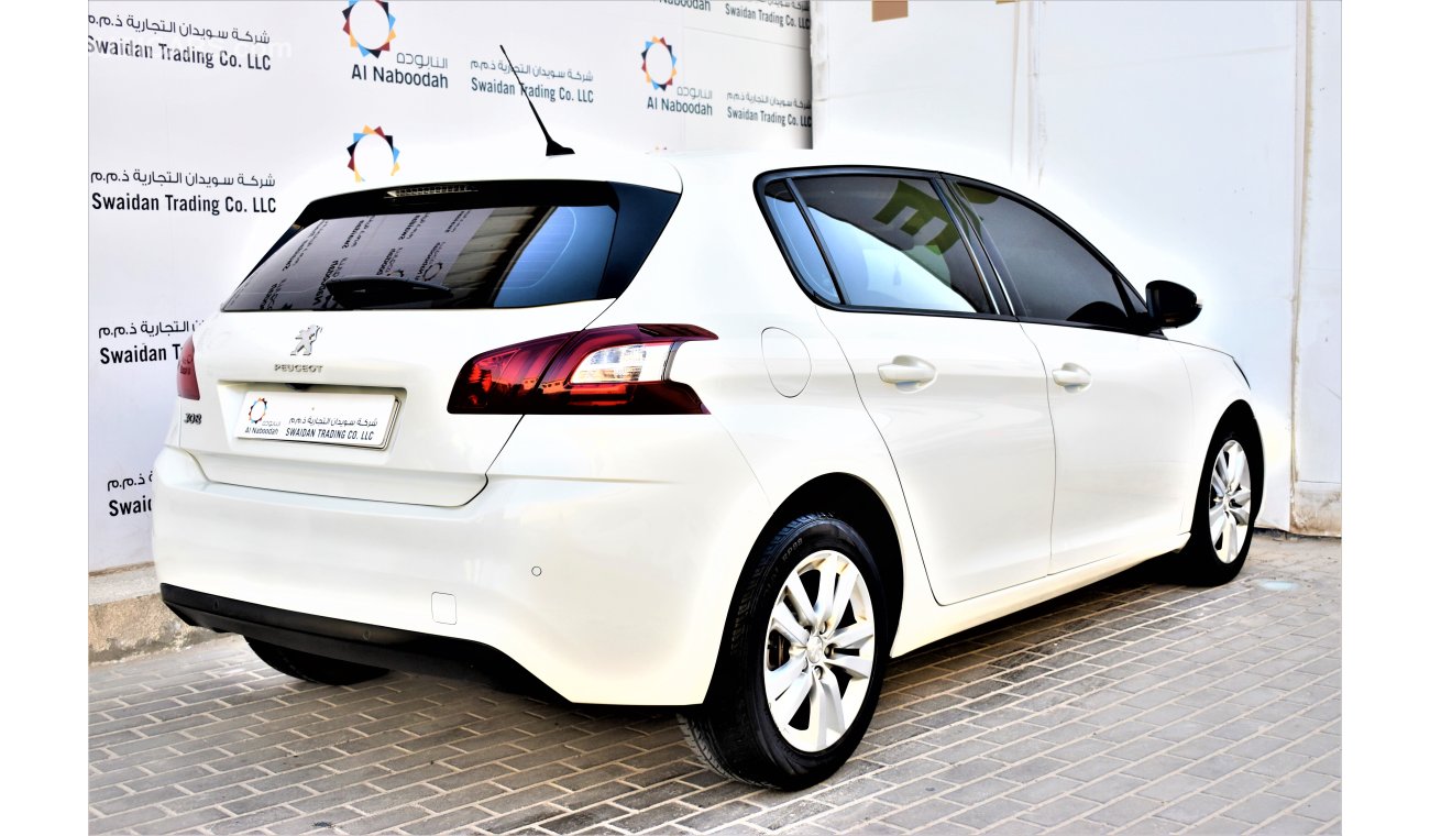 Peugeot 308 1.6L ACTIVE 2016 GCC SPECS