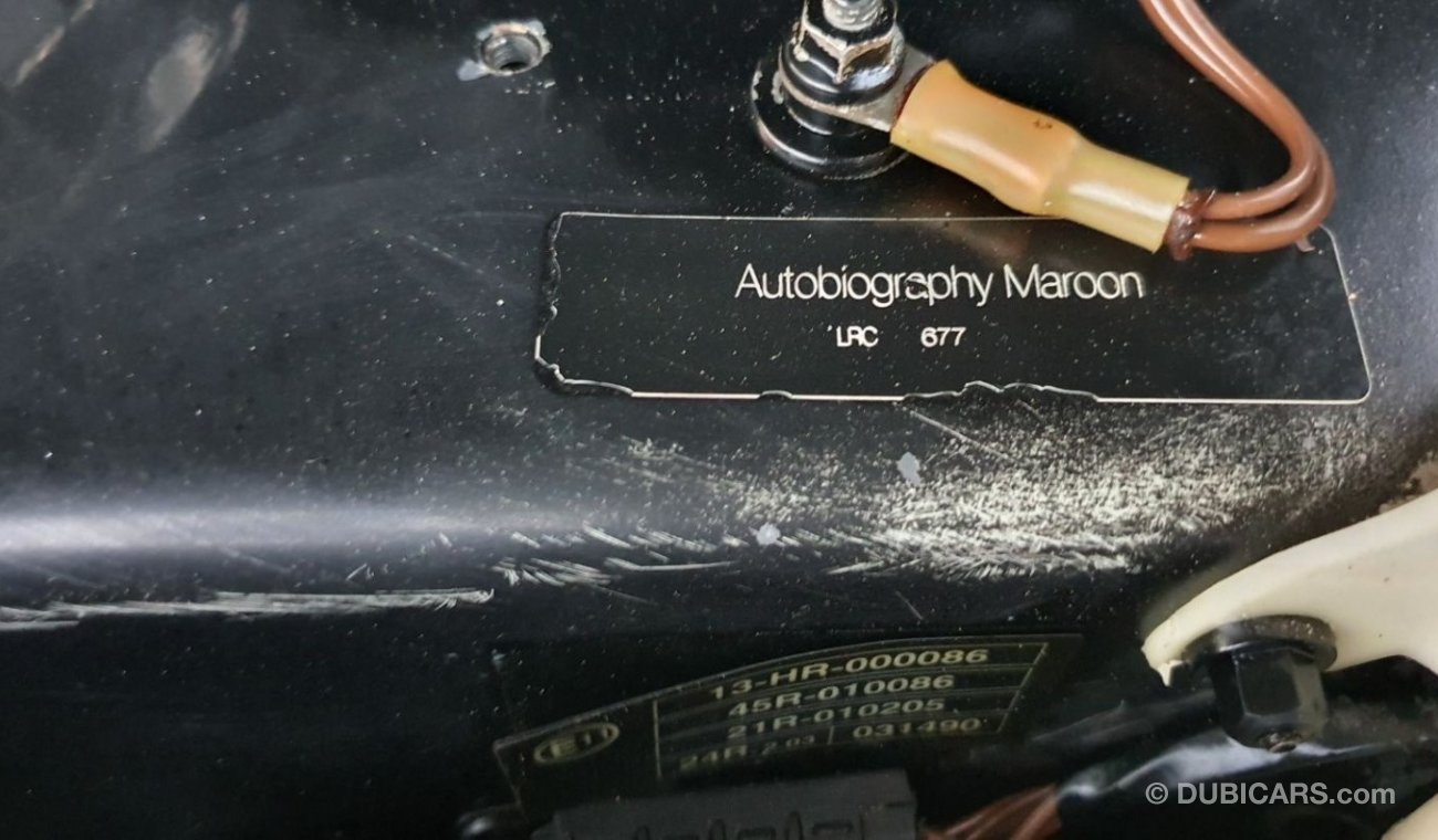 Land Rover Range Rover 35th Anniversary Autobiography