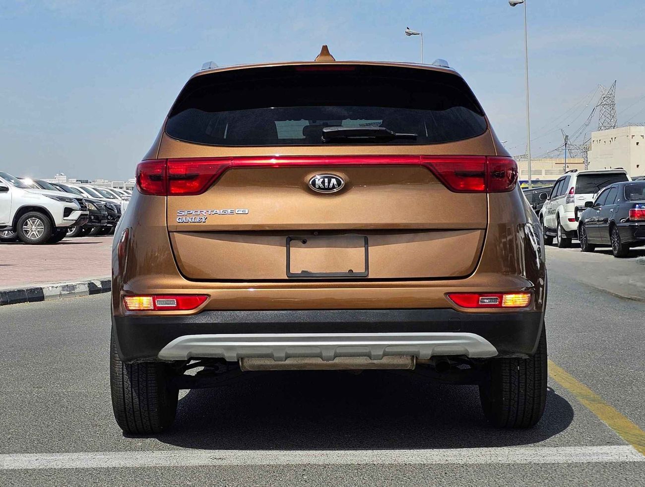 كيا سبورتيج LX // 634 AED Monthly // LEATHER // ORG AIRBAG (LOT # 48123)