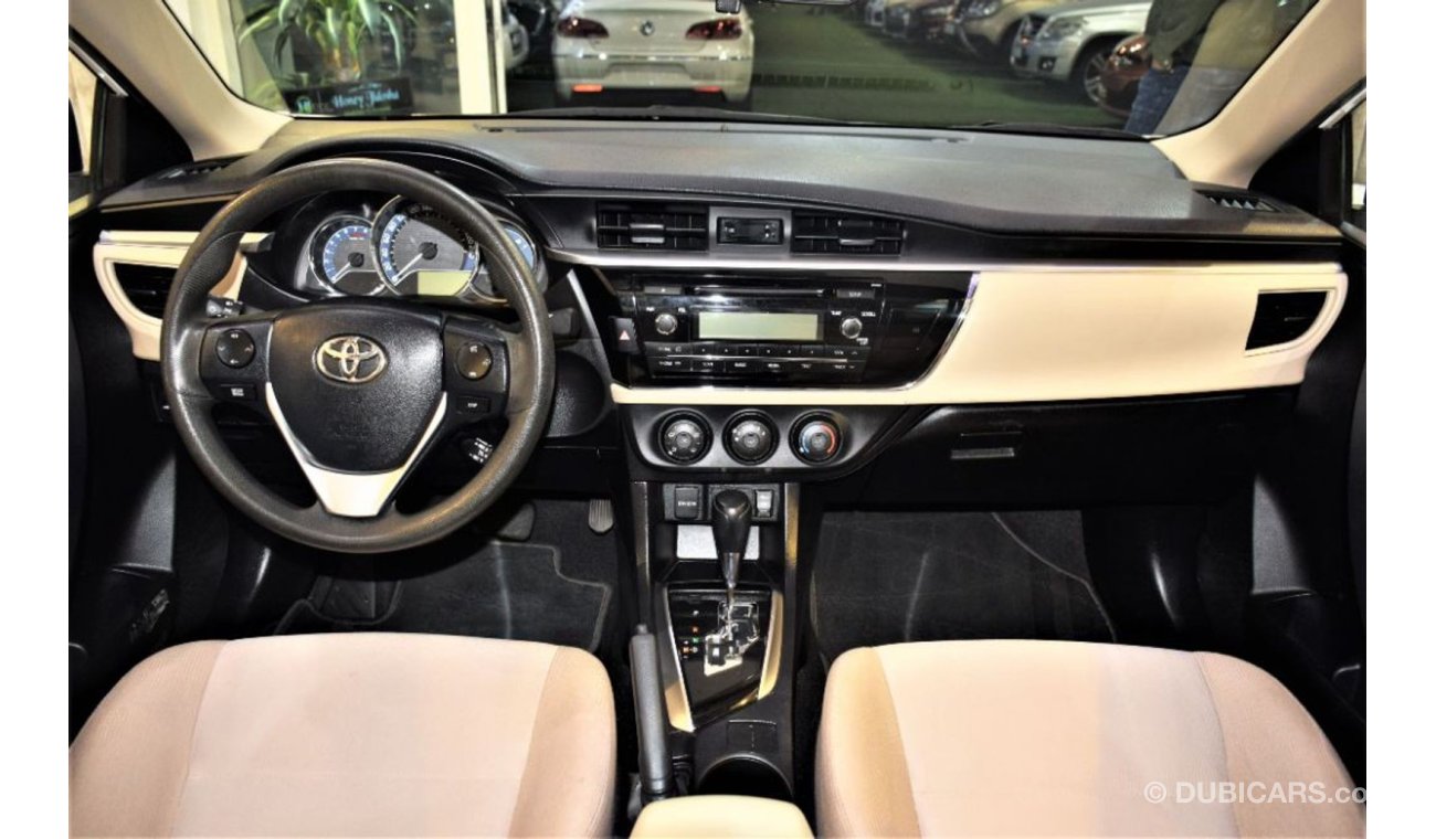 تويوتا كورولا AMAZING Toyota Corolla 2016 Model!! in White Color! GCC Specs