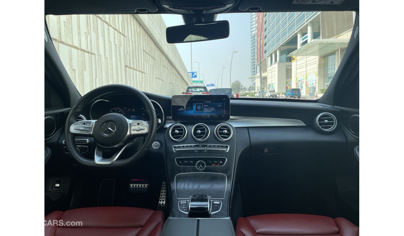 مرسيدس بنز C200 PREMIUM 2.0L | GCC | EXCELLENT CONDITION | FREE 2 YEAR WARRANTY | FREE REGISTRATION | 1 YEAR FREE IN