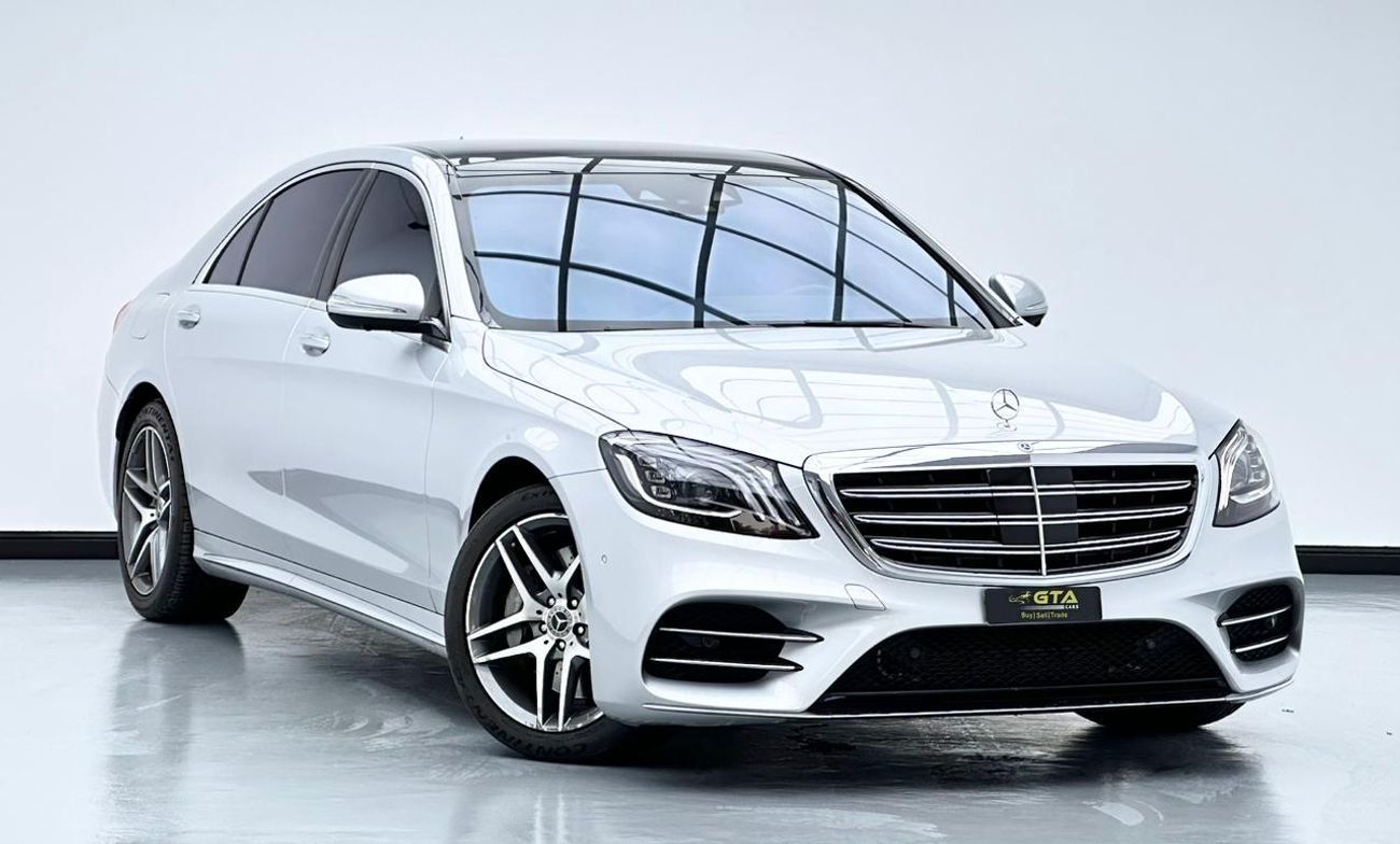 Mercedes-Benz S 560 Std 4.0L (463 HP) 2018 Mercedes-Benz S560 4MATIC, 1 Year Unlimited KM Warranty, Full Service History