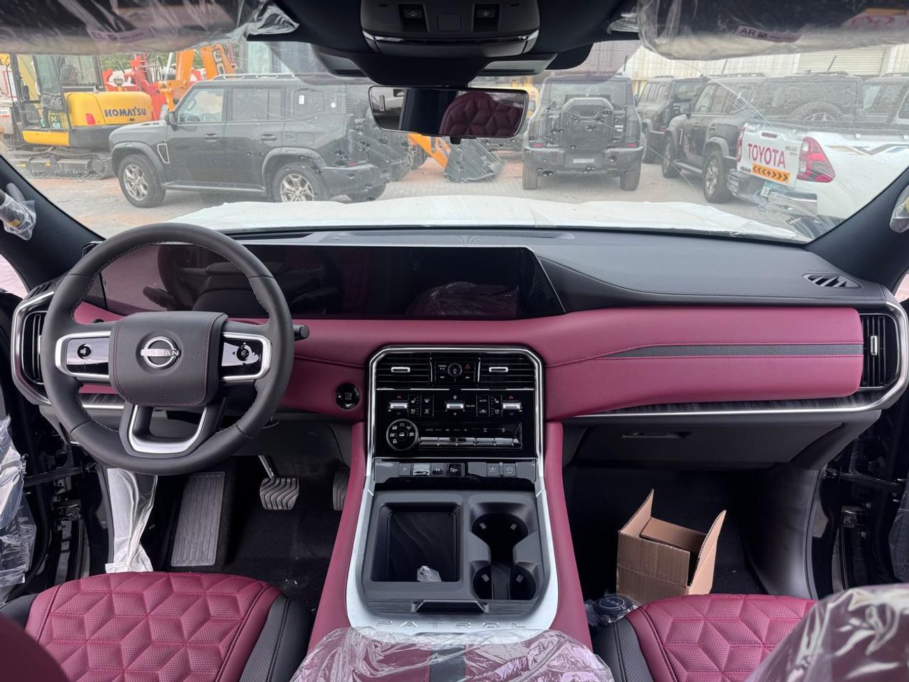 Nissan Patrol LE PLATINUM CITY 3.5L_ 2026_ (BLACK _BURGUNDY)