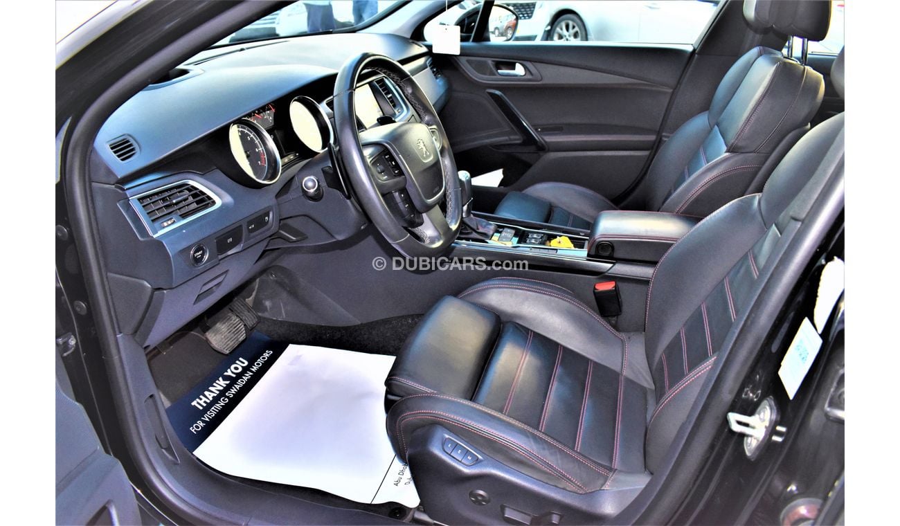 Peugeot 508 1.6L GT LINE 2017 GCC SPECS AGENCY WARRATY