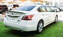 Nissan Altima White color inside Big Ward No.1 fingerprint slot, leather alloy wheels, camera screen control senso