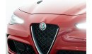 Alfa Romeo Giulia Quadrifoglio 2018 Alfa Romeo Giulia Quadrifoglio / Alfa Romeo Warranty & Alfa Romeo Service Pack