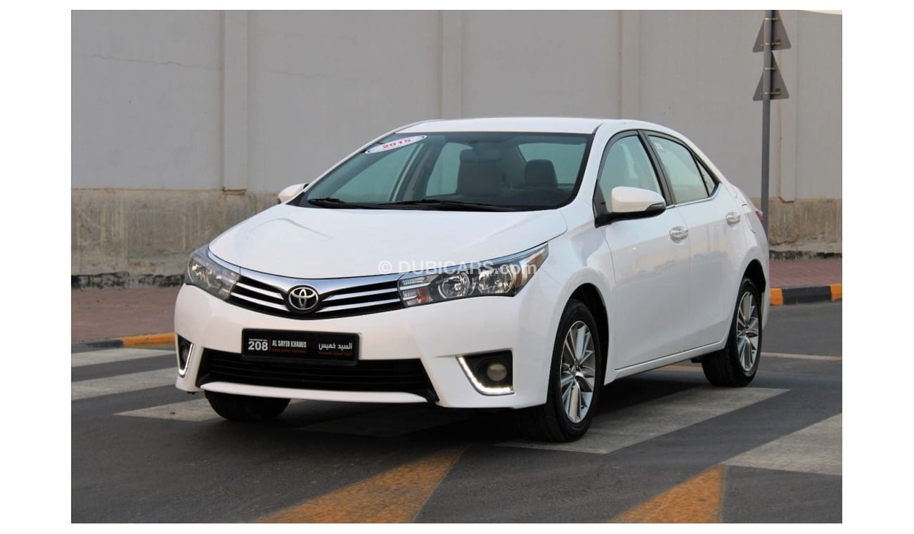 تويوتا كورولا تويوتا كورولا 2015 خليجي رقم 2 بصمه 1.6 بحالة ممتازة بدون حوادث نظيفه جدا من الداخل والخارج