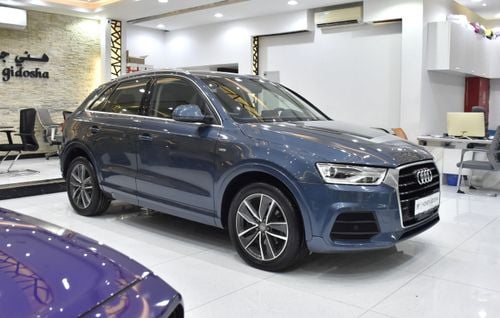 Audi Q3 35 TFSI S-LINE EXCELLENT DEAL for our Audi Q3 35TFSi S-Line ( 2017 Model ) in Blue Color GCC Specs