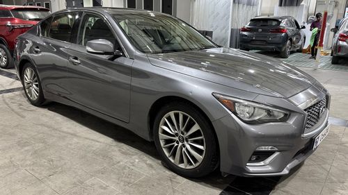 Infiniti Q50 2023 LUXE | AED 909/Month | 0 DP | 30 Day Return | Warranty | Service History