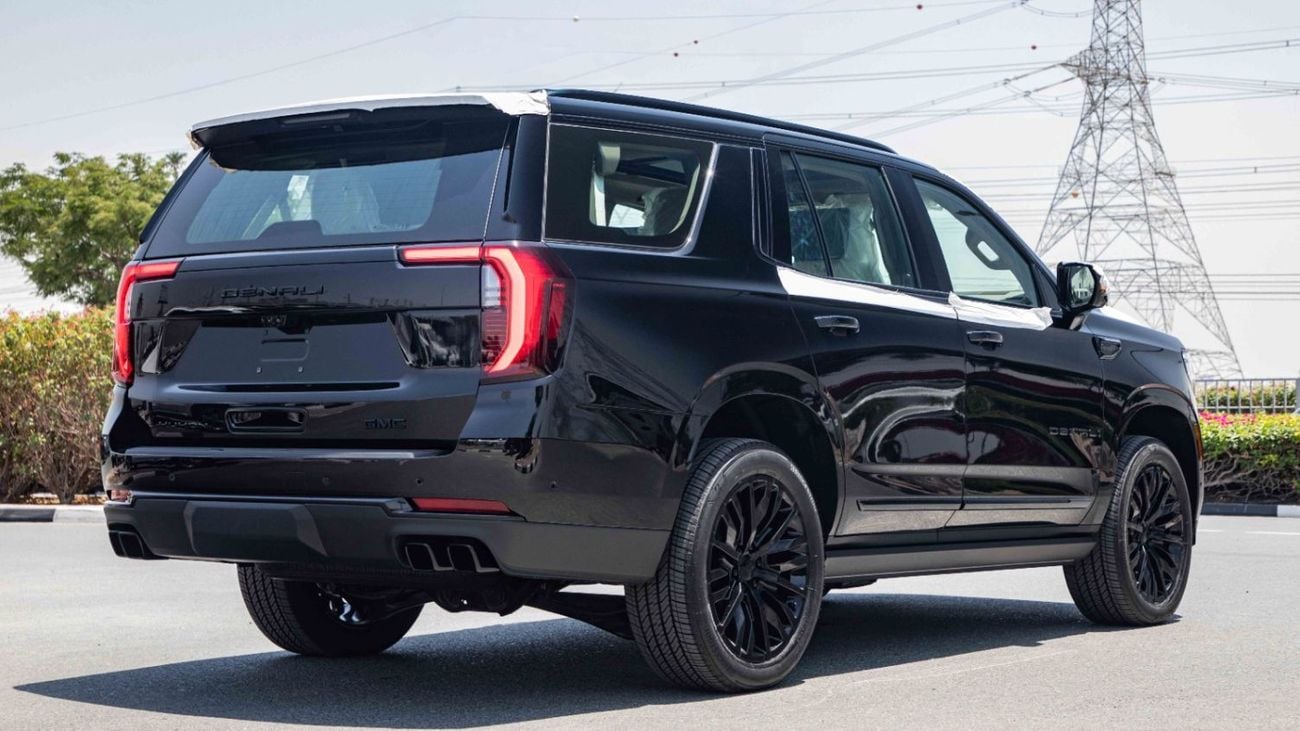 GMC Yukon Denali Black Edition 6.2L V8 | 2025 | 4 Years Agency Warranty & Service Contract