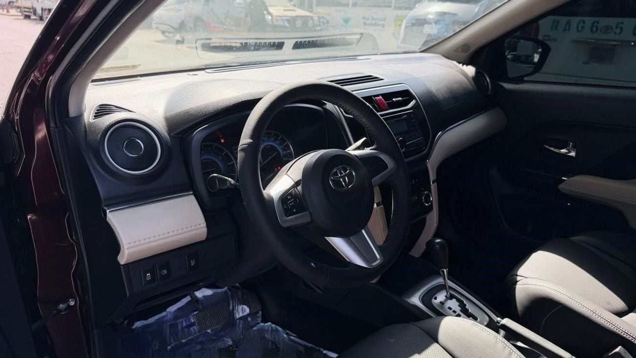 تويوتا راش 2019 | 1.5L PETROL | AT | LHD | DIGITAL AC | PREMIUM LEATHER SEATS | AUDIO PLAYER