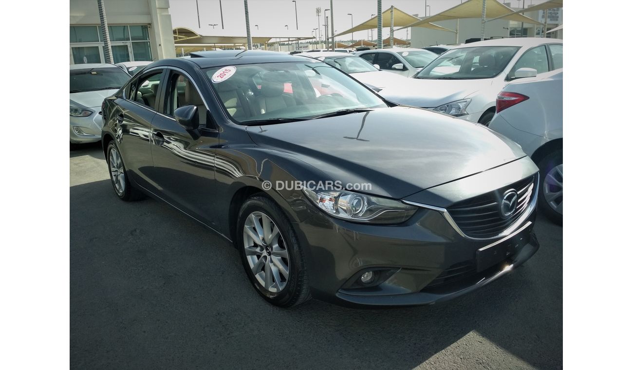 Mazda 6 GREY 2015 GCC FULL OPTION NO PAIN NO ACCIDENT PERFECT