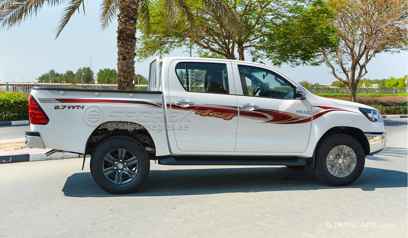 Toyota Hilux DC, 2.7L Petrol GLS, 4WD A/T LIMITED STOCK