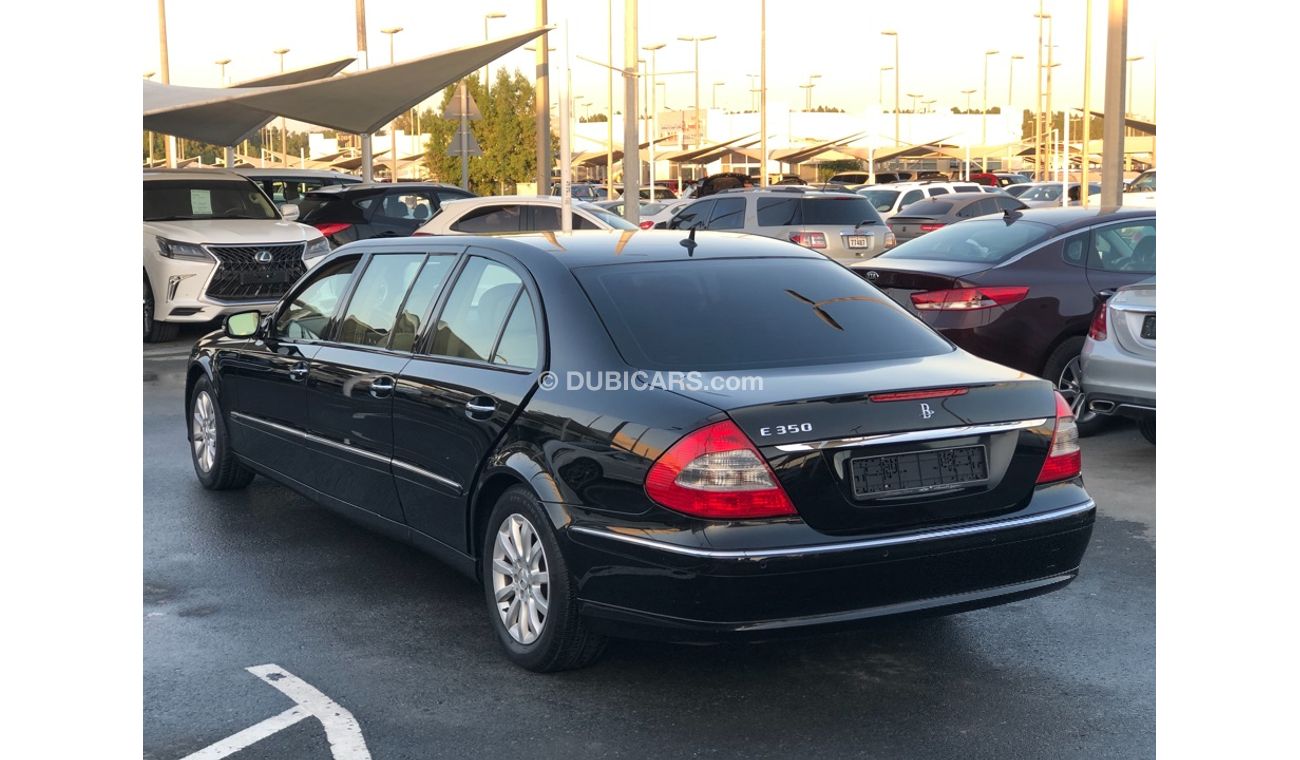مرسيدس بنز E 350 موديل 2007 خليجي 6ابواب فل مواصفات كراسي جلد ومثبت سرعه وتحكم كهربي كامل ونظام صوت ممتاز وكاميرا خلف
