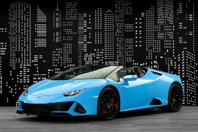 لامبورغيني هوراكان ايفو سبايدر LAMBORGHINI | HURACAN EVO SPYDER | BLUE CEPHEUS COLOR | CARBON INTERIOR