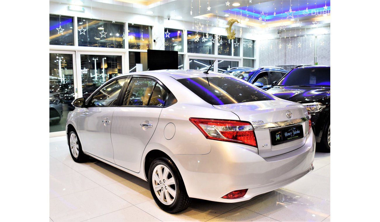 تويوتا يارس ONLY 38000KM !! AMAZING Toyota Yaris 2016 Model!! in Nice Silver Color! GCC Specs