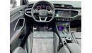Audi RS Q3 Sportback TFSI quattro 2021 Audi RSQ3, Audi Warranty 2026, Audi Service Pack 2026, Low Kms, Like New